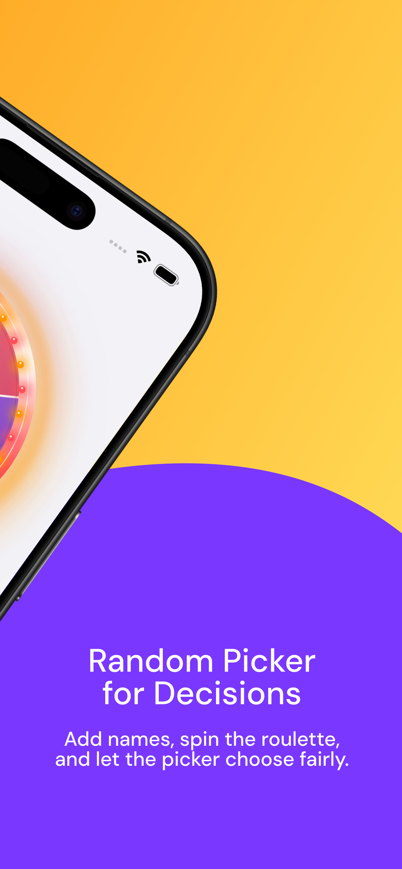 Turnly history and order screens on an angled iPhone.